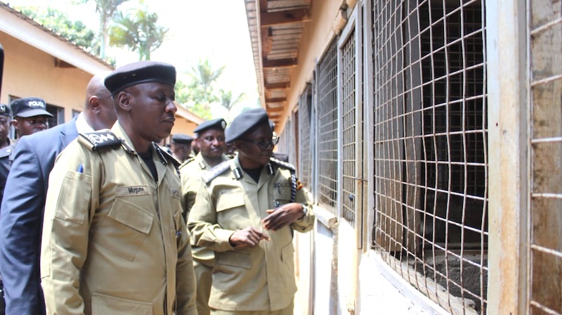 Police boss Byakagaba tours Nsambya barracks