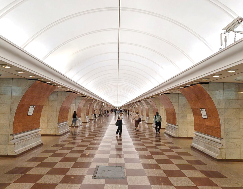 Nothing prepared me for that Moscow Metro
