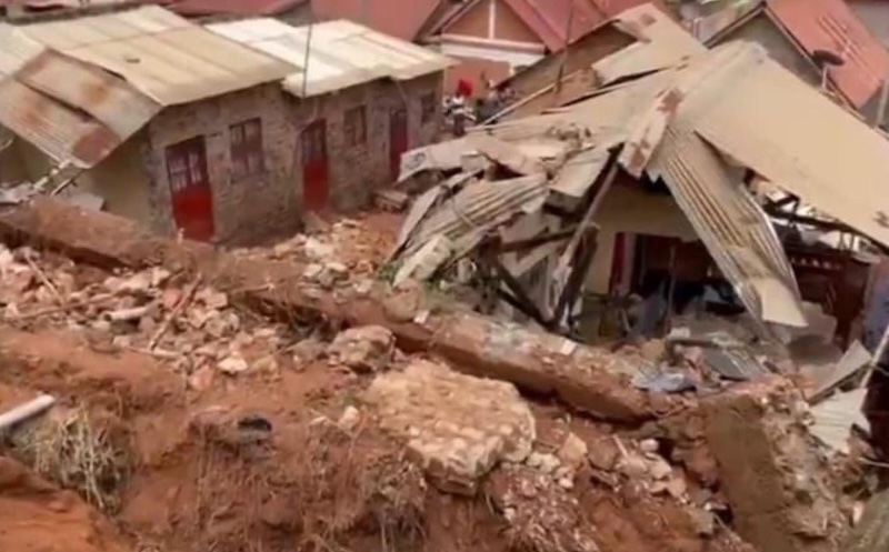 Four killed as perimeter wall collapses onto houses in Bweyogerere